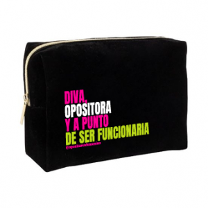 Estuche - "Diva, opositora y a punto de ser funcionaria"